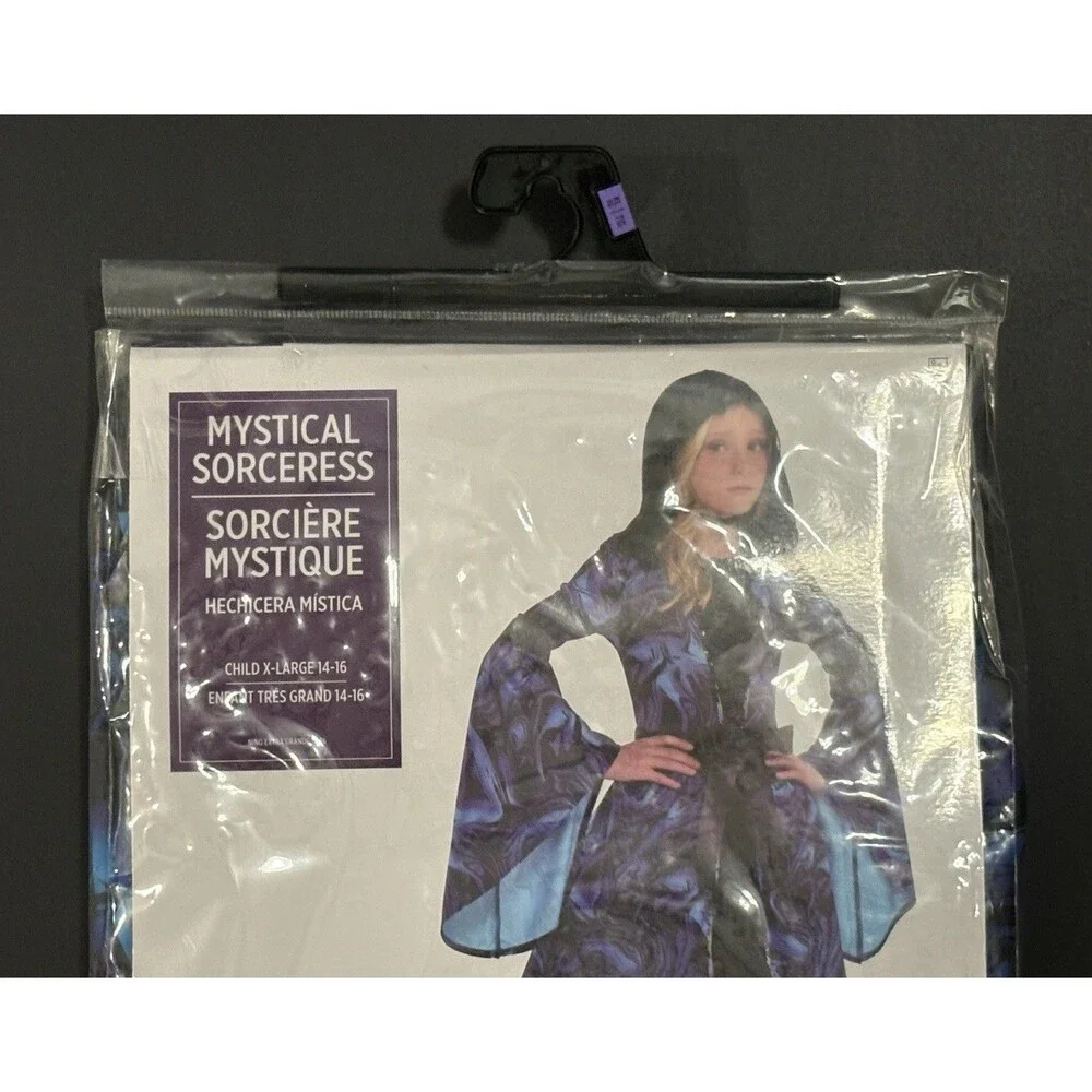 Mystical Sorceress Child Costume Halloween/Dress Up BDay Party Size XL 14-16 NEW